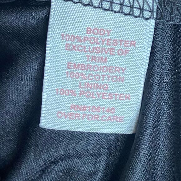 NWT Ultra Pink August Midi Black Skirt Mesh Embroidered Size M - Picture 9 of 10